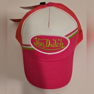 Von Dutch Pink Trucker Hat